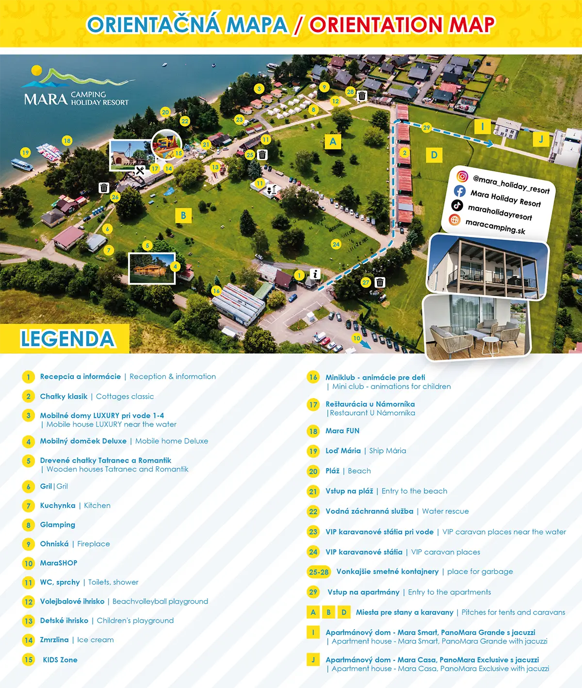 Mapa Rezortu